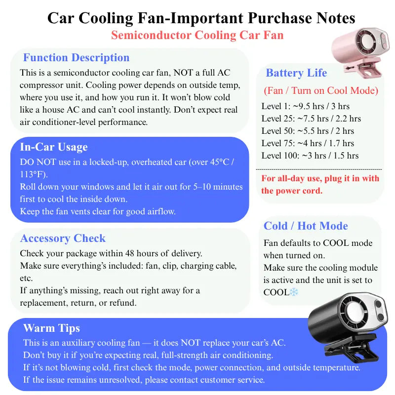 Chill Craft AnyClip AC Fan